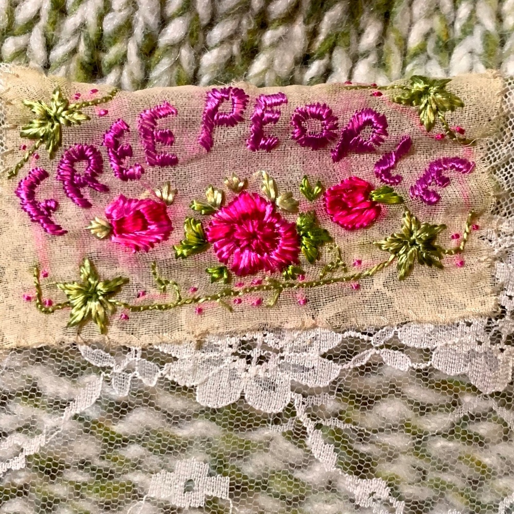 FREE PEOPLE SWEATER - LACE LINING ๐ FANCY - Picture 7 of 8